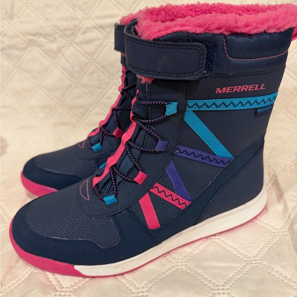 NWOT Merrell waterproof boots girls size 6 - Picture 6 of 12